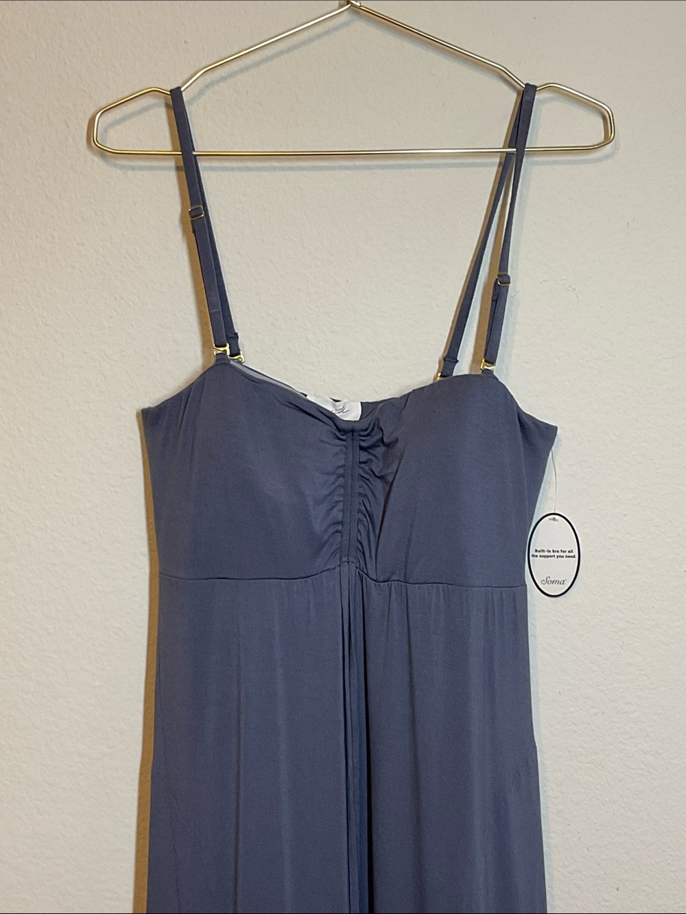 Soma Ultimate Convertible Strapless Maxi Bra Dress M - Picture 2 of 9